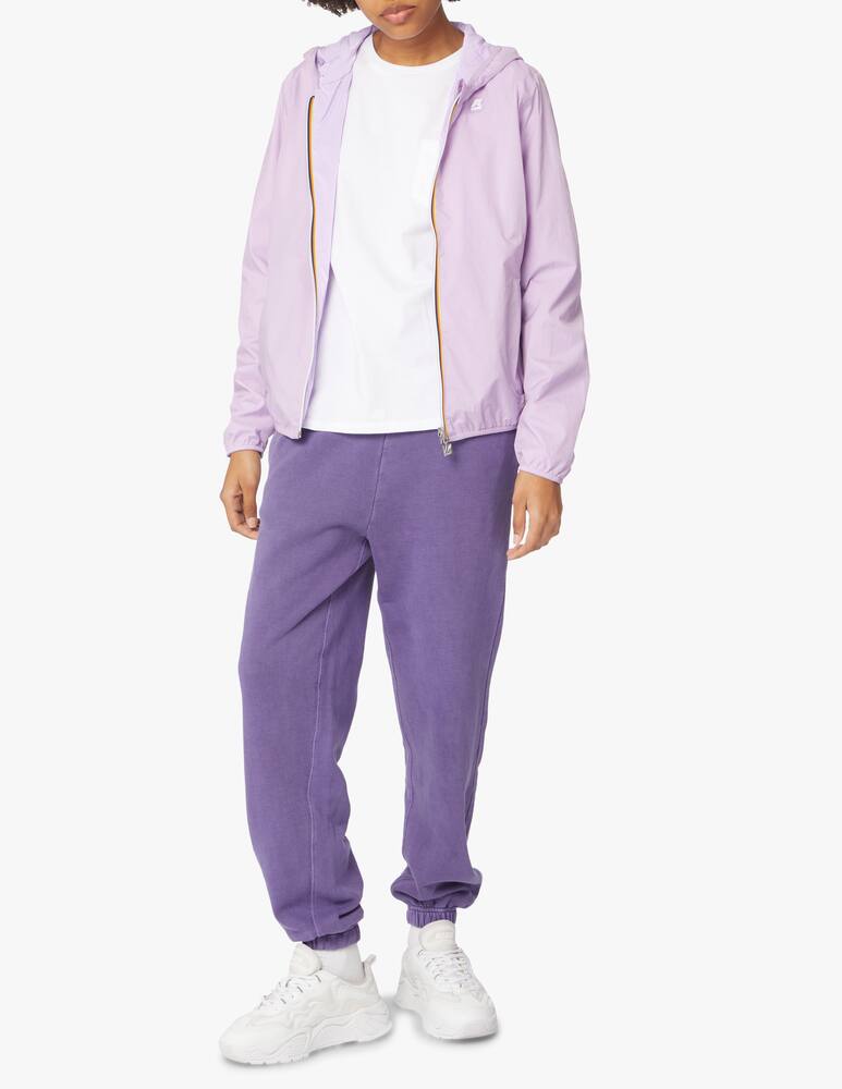 rinascente K-Way Lily Double Petal Velvet lightweight jacket - lilac