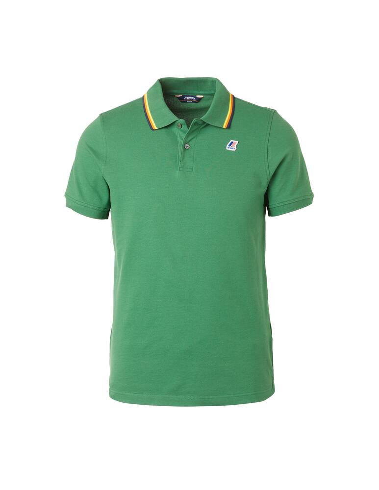 rinascente K-Way Jude striped polo - green