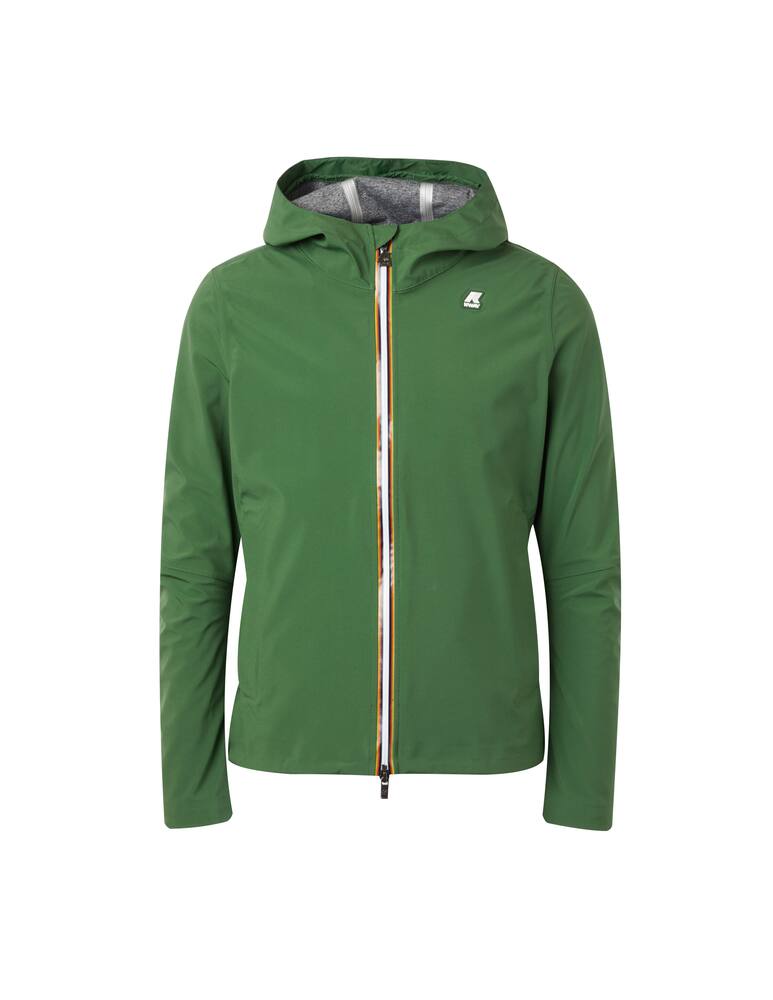 rinascente K-Way Bonded jersey hooded jacket - green
