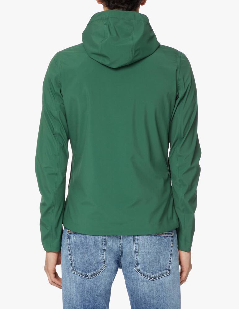 rinascente K-Way Bonded jersey hooded jacket - green