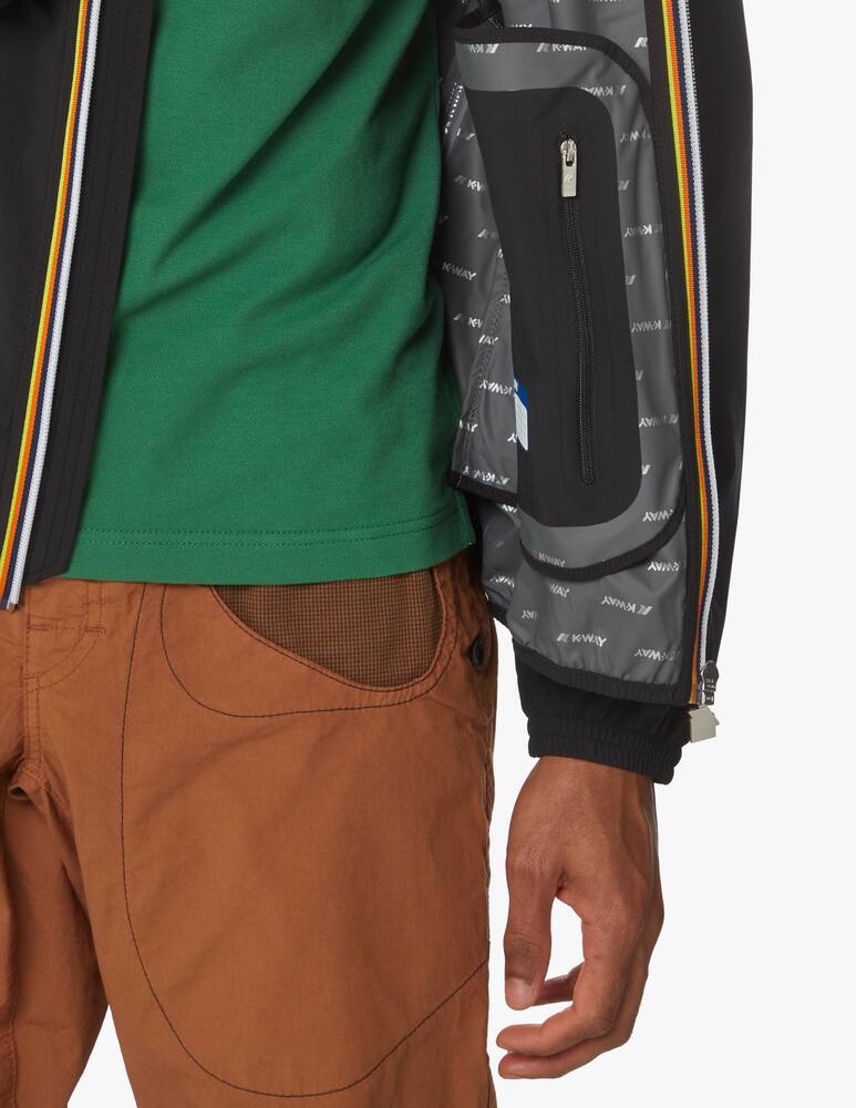 rinascente K-Way Giacca stretch dot - nero