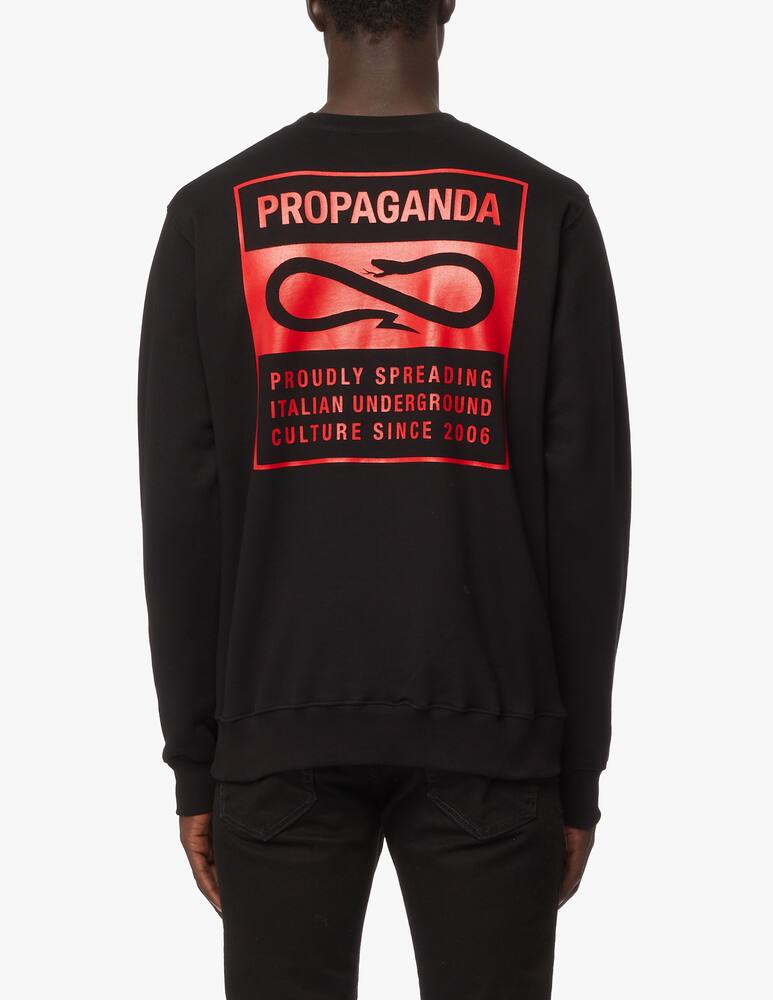 rinascente Propaganda Label felpa girocollo