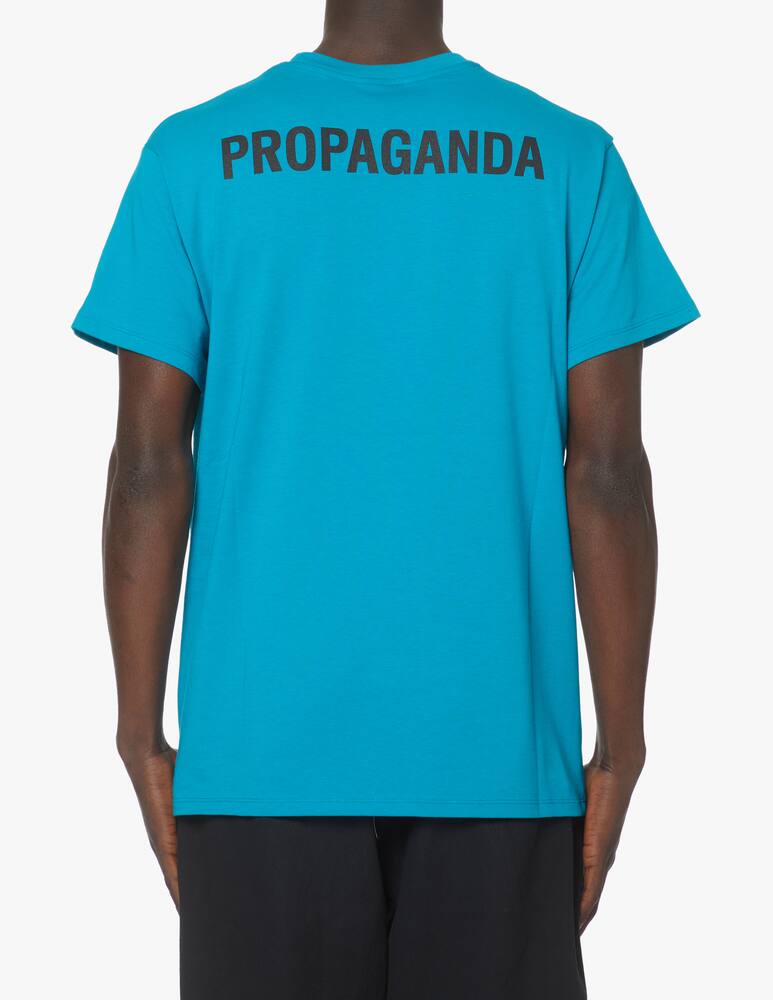 rinascente Propaganda Maglietta manica corta logo - azzurro