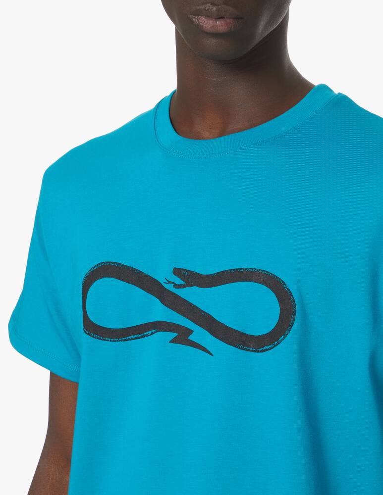 rinascente Propaganda Maglietta manica corta logo - azzurro