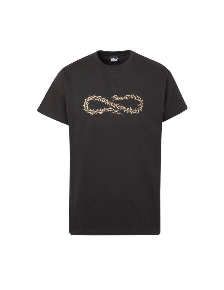 rinascente Propaganda Maglietta manica corta logo spine - nero