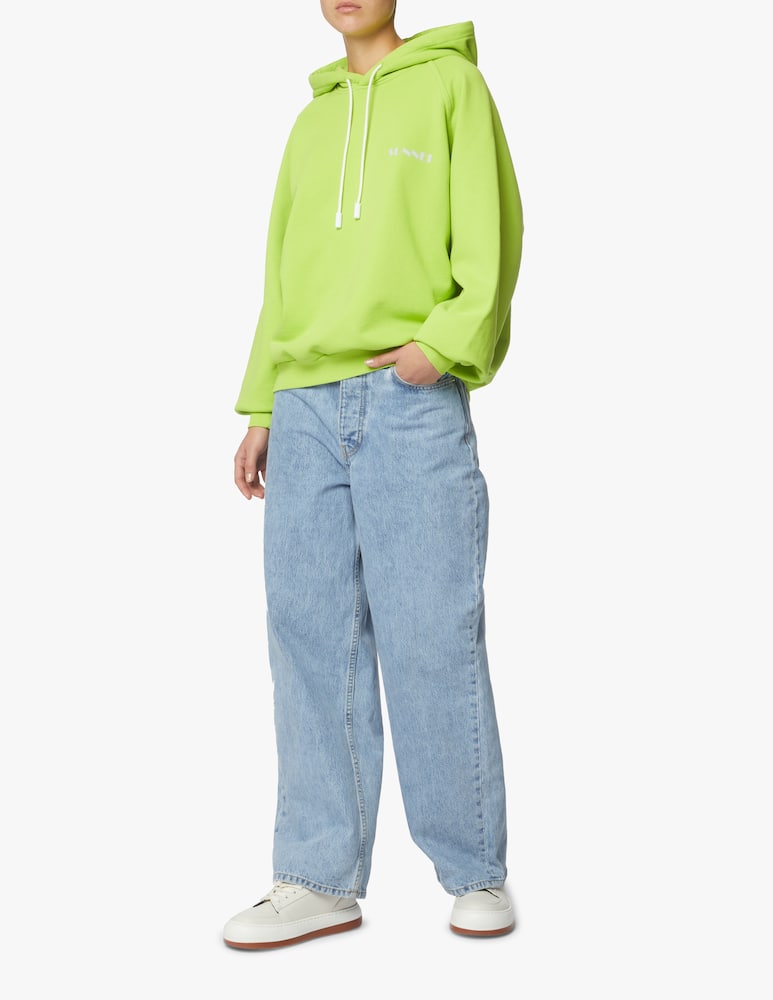 rinascente Sunnei Felpa con cappuccio in cotone - verde