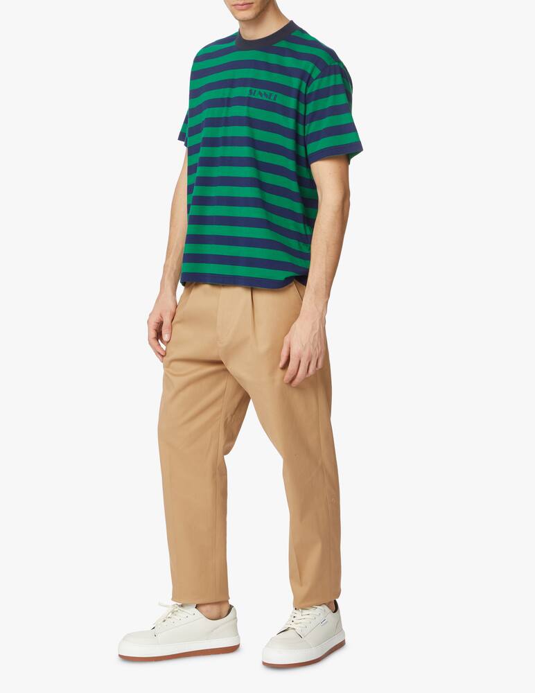 rinascente Sunnei Maglietta classic a righe con mini logo - multicolor