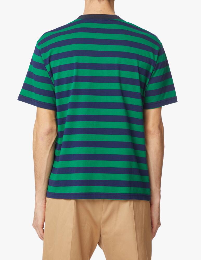 rinascente Sunnei Maglietta classic a righe con mini logo - multicolor