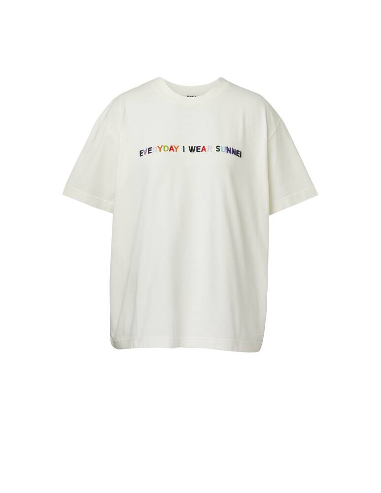 rinascente Sunnei T-shirt in cotone - bianco