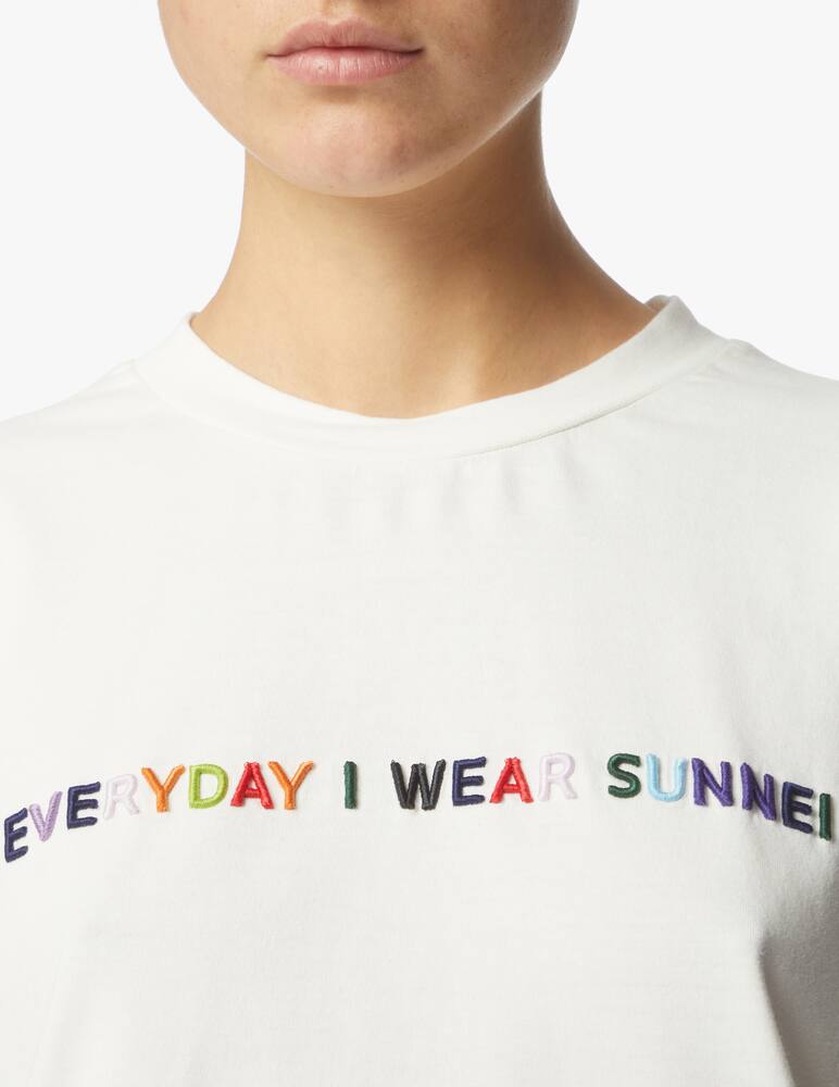 rinascente Sunnei T-shirt in cotone - bianco