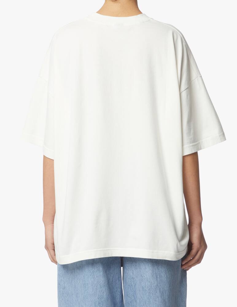 rinascente Sunnei T-shirt over in cotone - bianco