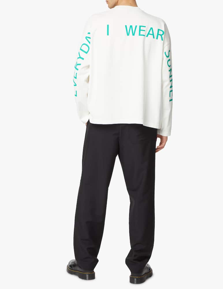 rinascente Sunnei Over long sleeve t-shirt - white