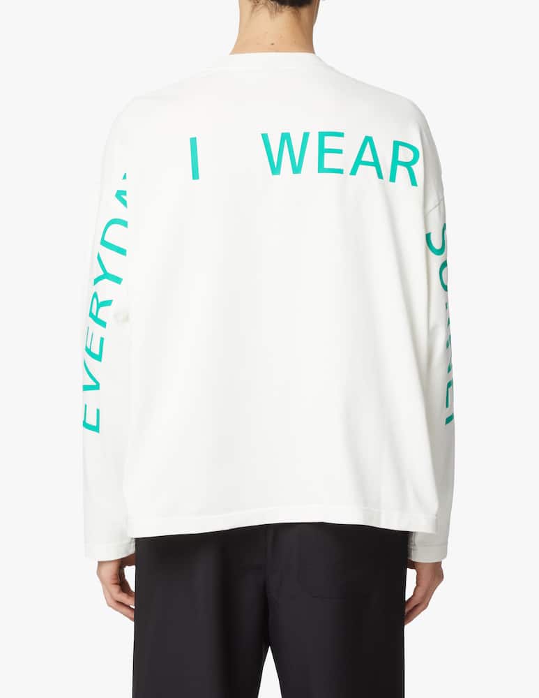 rinascente Sunnei Over long sleeve t-shirt - white