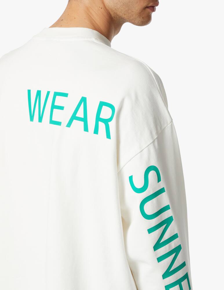 rinascente Sunnei Over long sleeve t-shirt - white