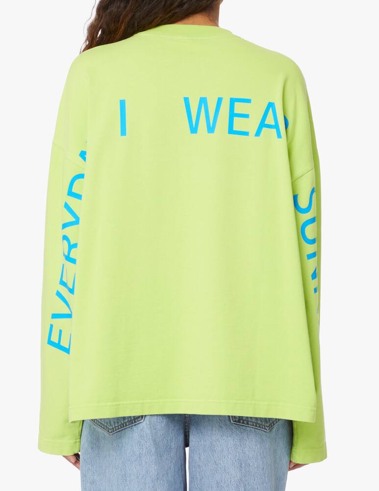 rinascente Sunnei Oversized cotton Tee - green