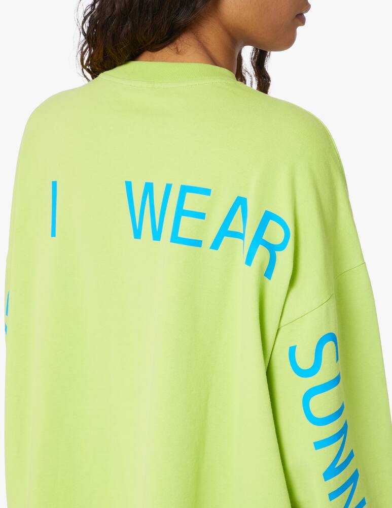 rinascente Sunnei Oversized cotton Tee - green