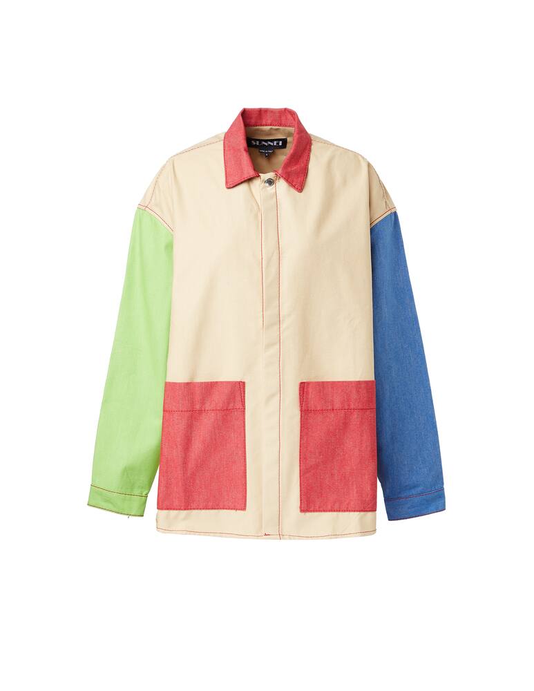 rinascente Sunnei Oversized denim shirt - beige