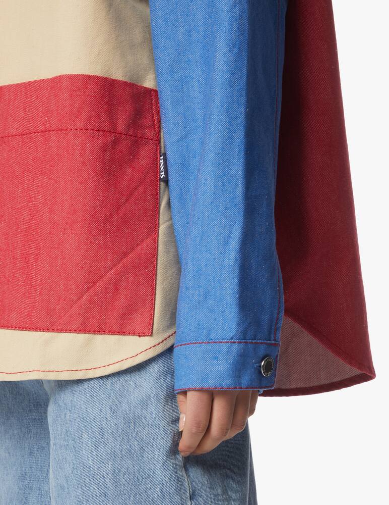 rinascente Sunnei Oversized denim shirt - beige