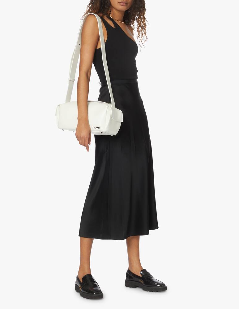 rinascente Sunnei Borsa bauletto in pelle - bianco