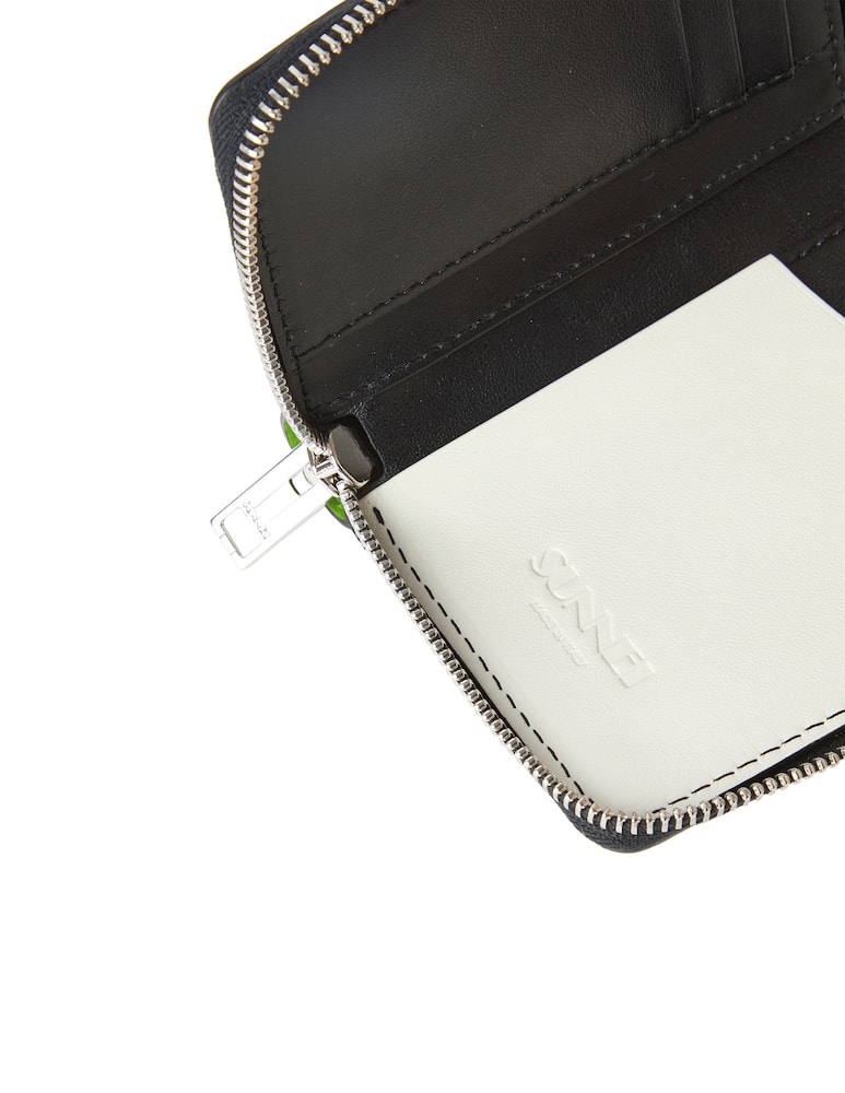 rinascente Sunnei Leather wallet - green