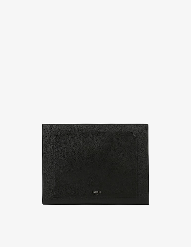 rinascente Pineider Grained Leather Document Holder