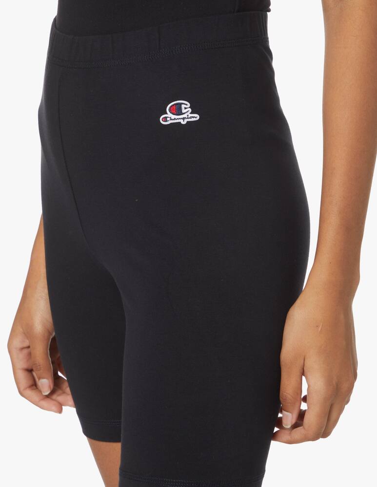 rinascente Champion Cotton blend sports shorts - black