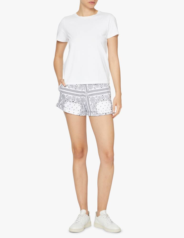 rinascente Champion Cotton blend sports shorts - white