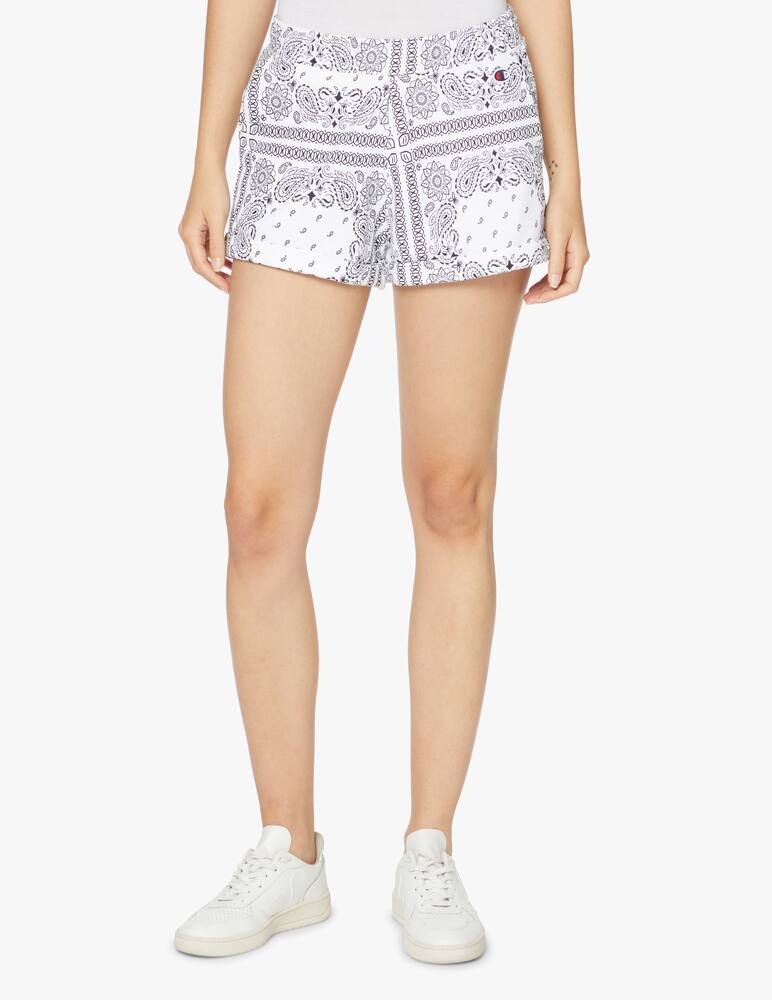 rinascente Champion Cotton blend sports shorts - white