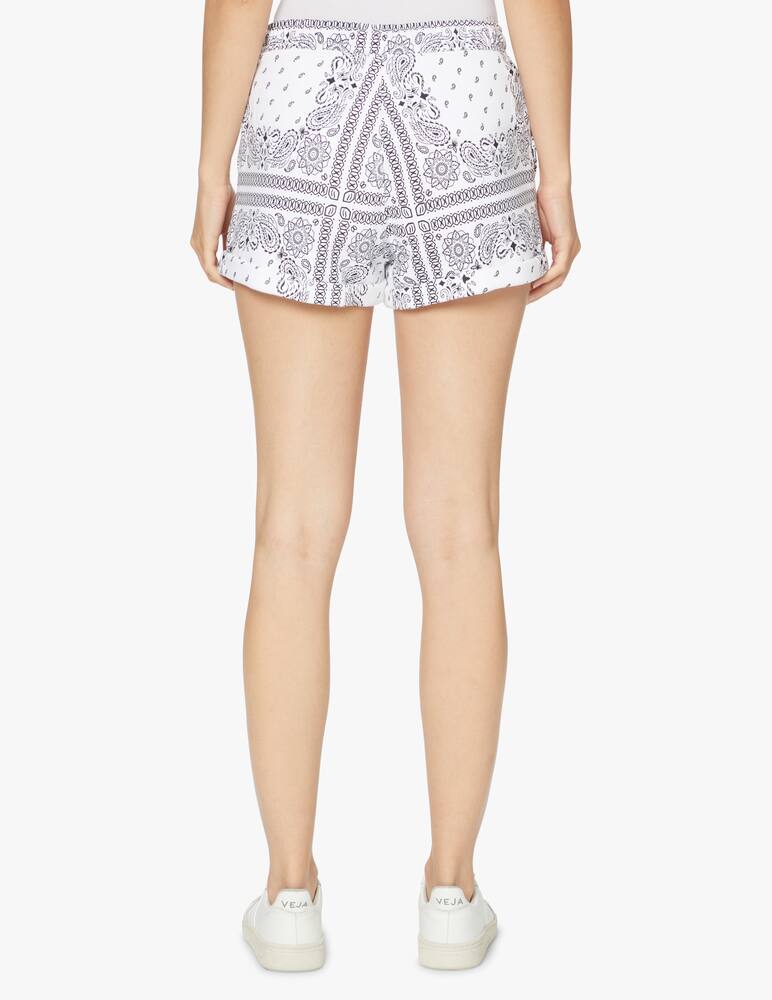 rinascente Champion Cotton blend sports shorts - white