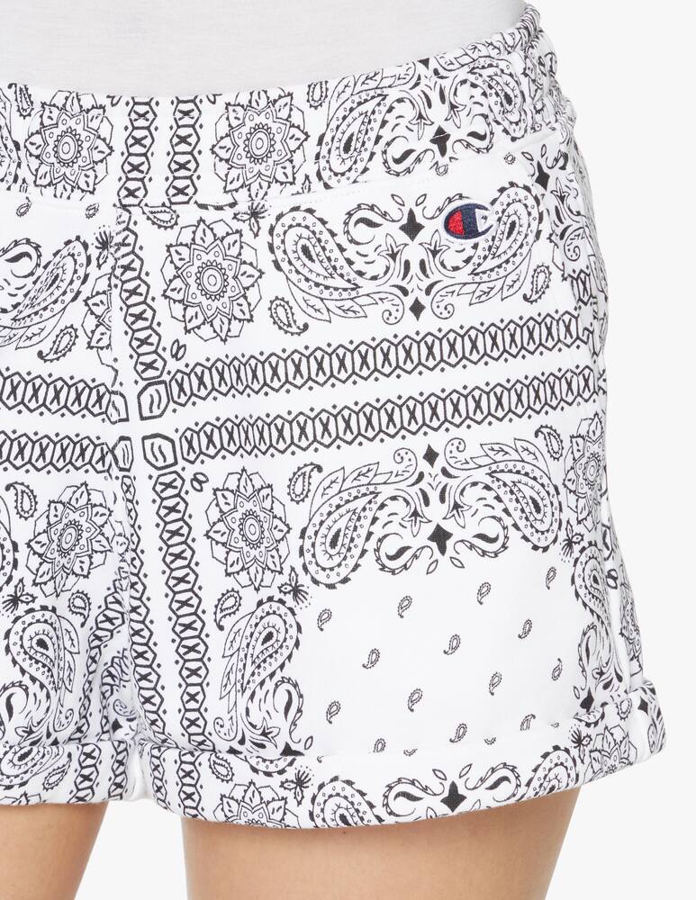 rinascente Champion Cotton blend sports shorts - white