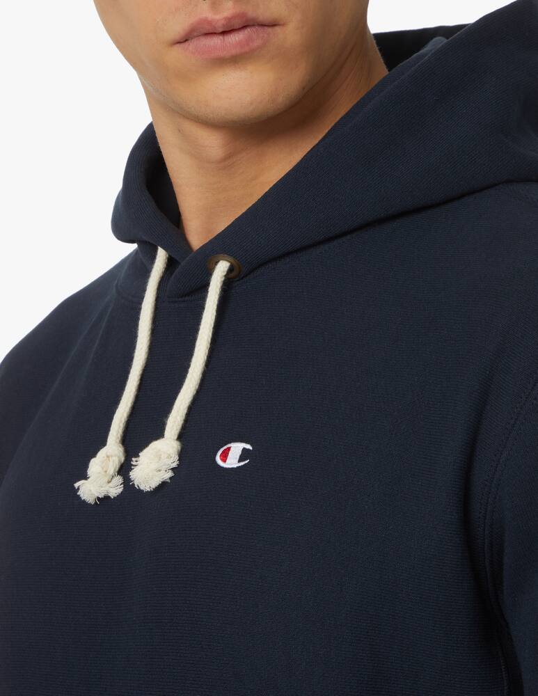 rinascente Champion Reverse Weave Felpa con cappuccio loghino - blu
