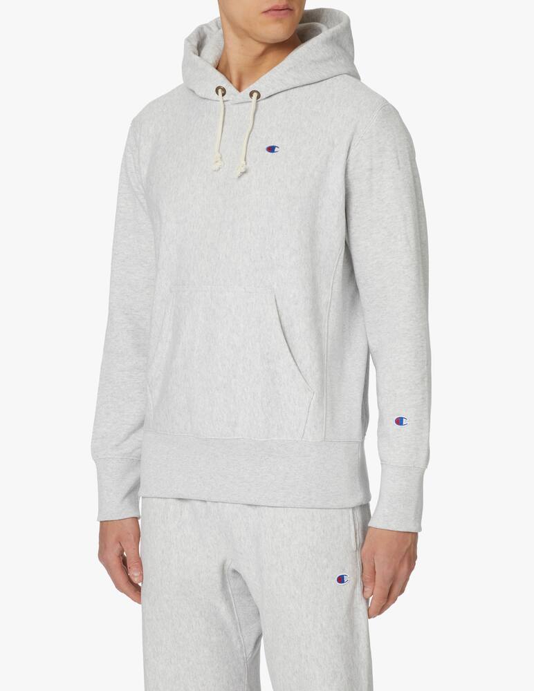 rinascente Champion Reverse Weave Felpa con cappuccio loghino - grigio
