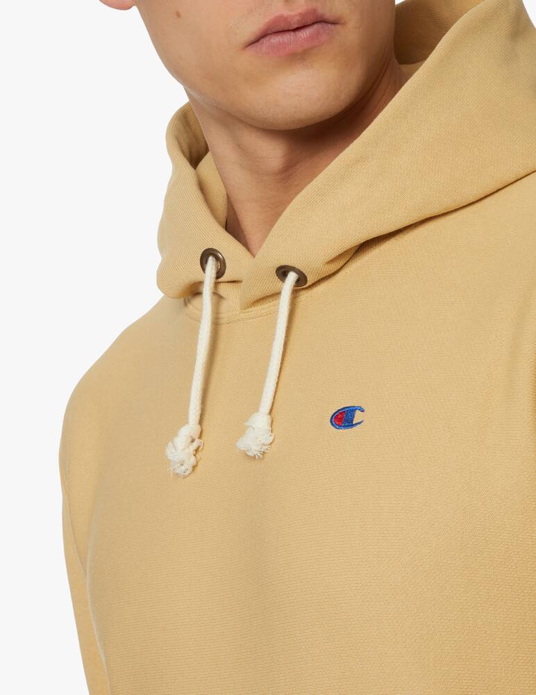 rinascente Champion Reverse Weave Felpa con cappuccio loghino - marrone