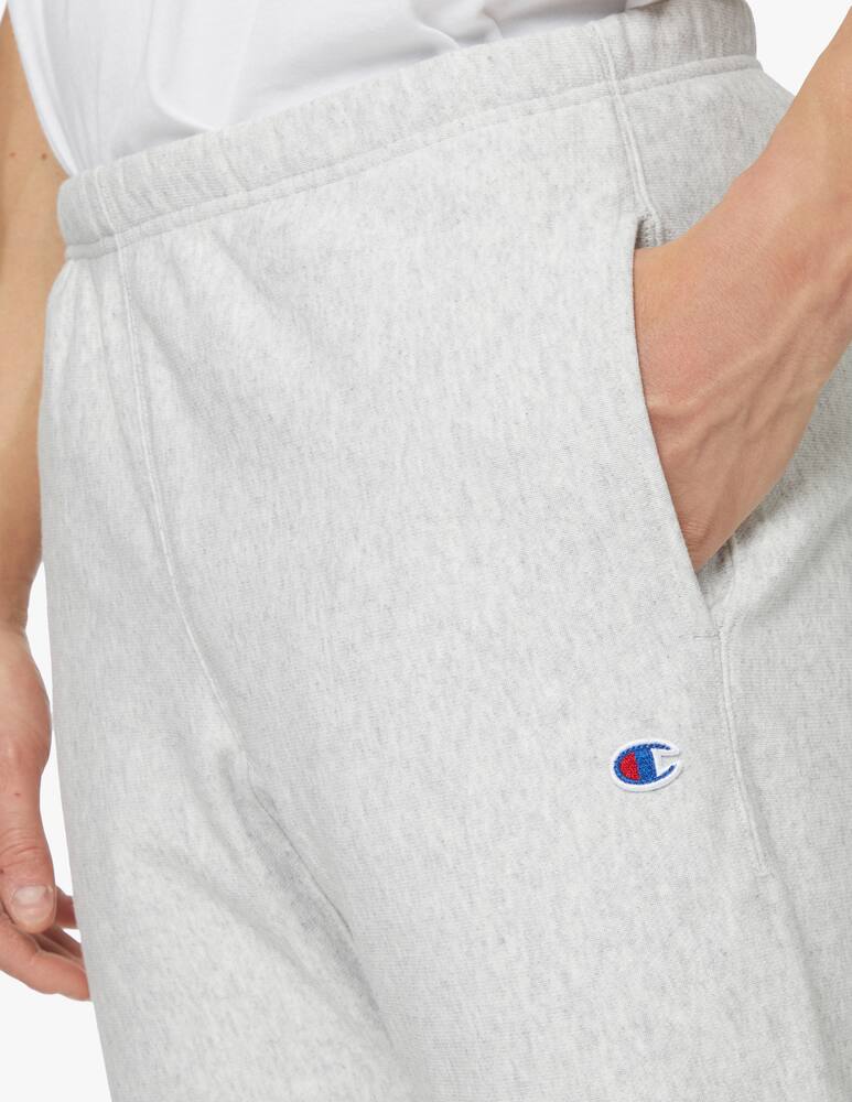 rinascente Champion Reverse Weave Raw cut small logo sweatshorts - grey