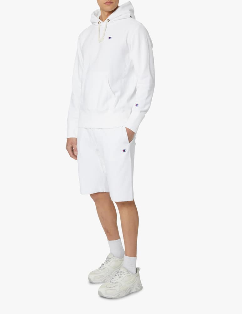 Champion Reverse Weave Raw cut small logo sweatshorts - white - picture 1 Champion Reverse Weave Raw cut small logo sweatshorts - white - picture 1