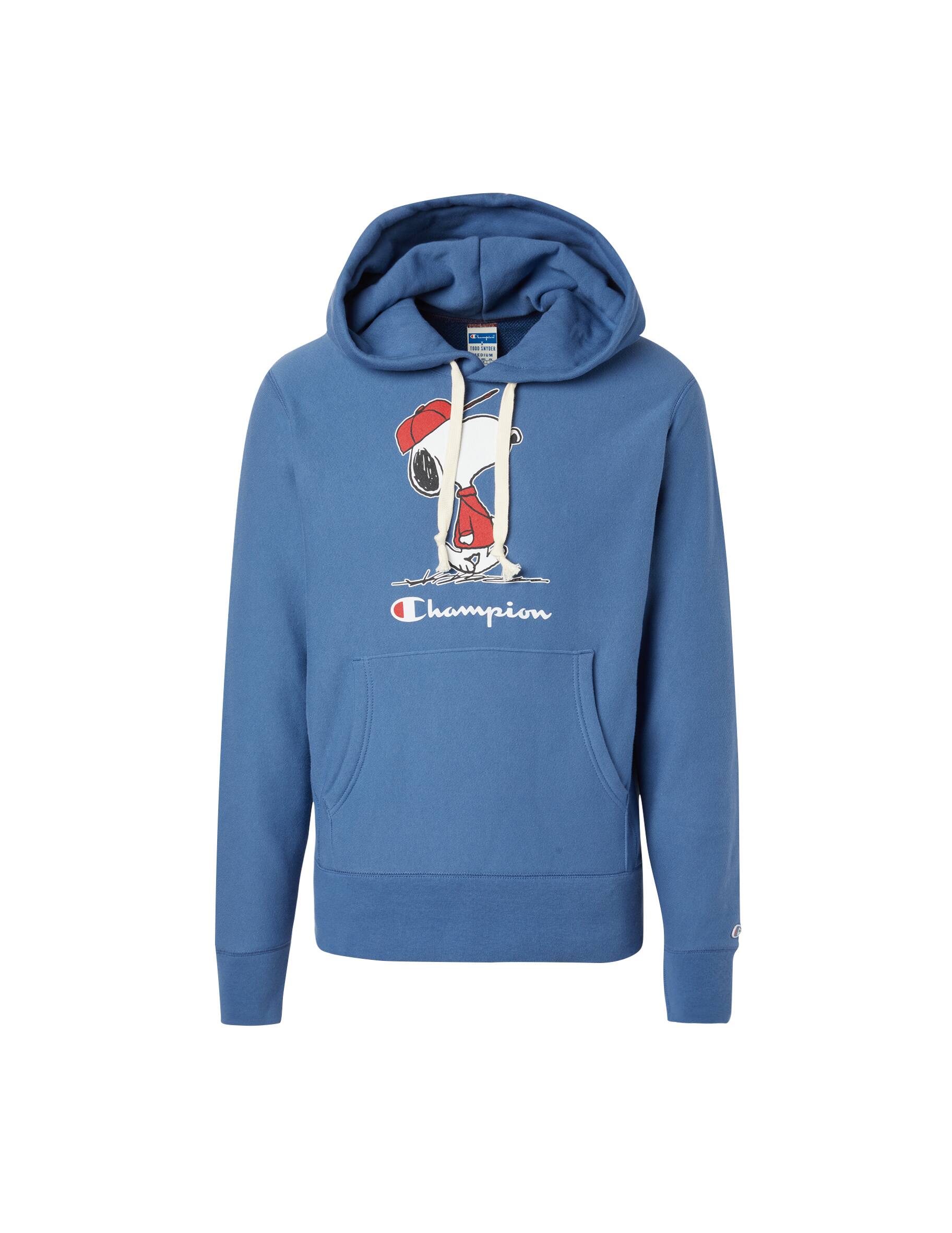 Shop Champion Reverse Weave Peanuts hoodie - white on Rinascente