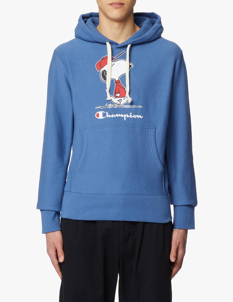 rinascente Champion Reverse Weave Felpa con cappuccio peanuts - blu