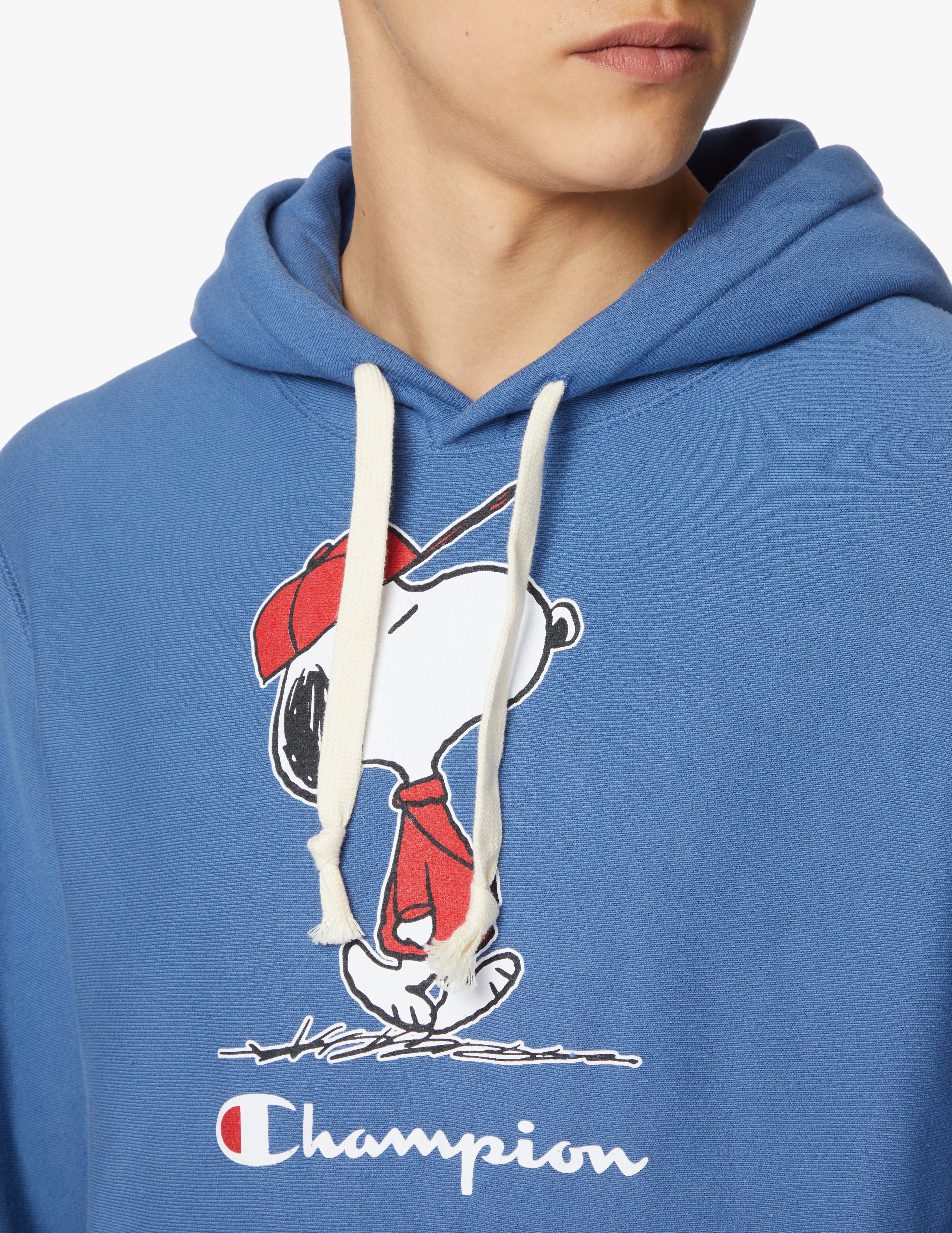 Shop Champion Reverse Weave Peanuts hoodie - white on Rinascente