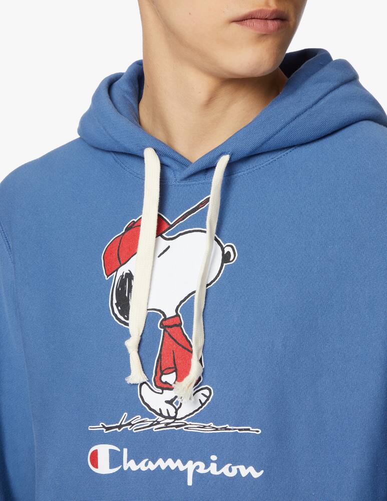 rinascente Champion Reverse Weave Felpa con cappuccio peanuts - blu
