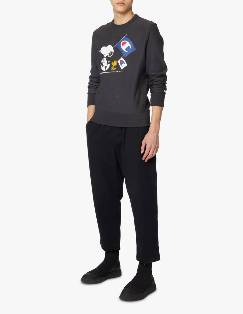 Champion Reverse Weave Peanuts roundneck sweatshirt - black - picture 2 Champion Reverse Weave Peanuts roundneck sweatshirt - black - picture 2