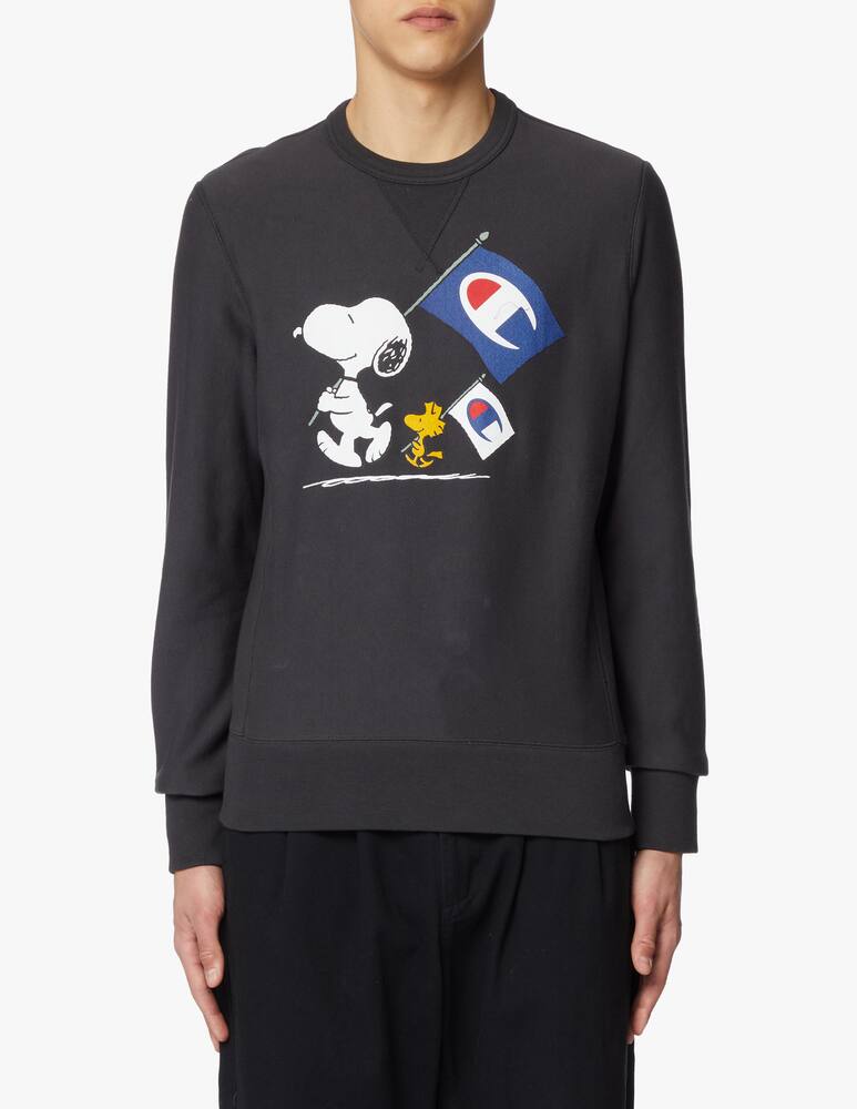 Champion Reverse Weave Peanuts roundneck sweatshirt - black - picture 3 Champion Reverse Weave Peanuts roundneck sweatshirt - black - picture 3