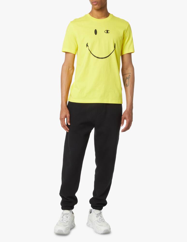 rinascente Champion Maglietta smiley manica corta big smile - giallo