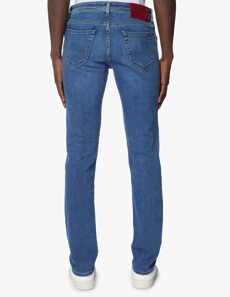 rinascente Jacob Cohen 5 pocket suede jeans