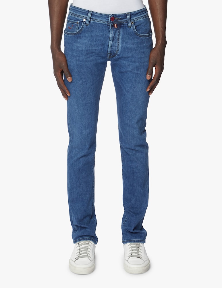 rinascente Jacob Cohen 5 pocket suede jeans