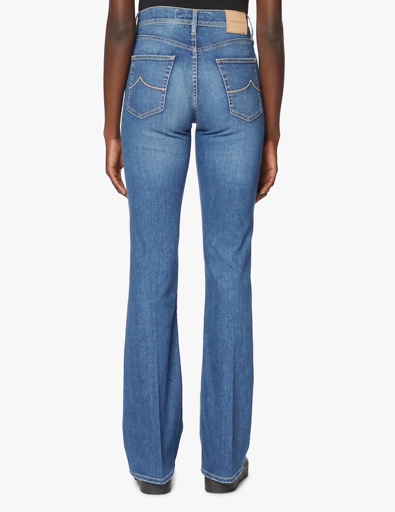 rinascente Jacob Cohen Jeans a zampa e micro rotture