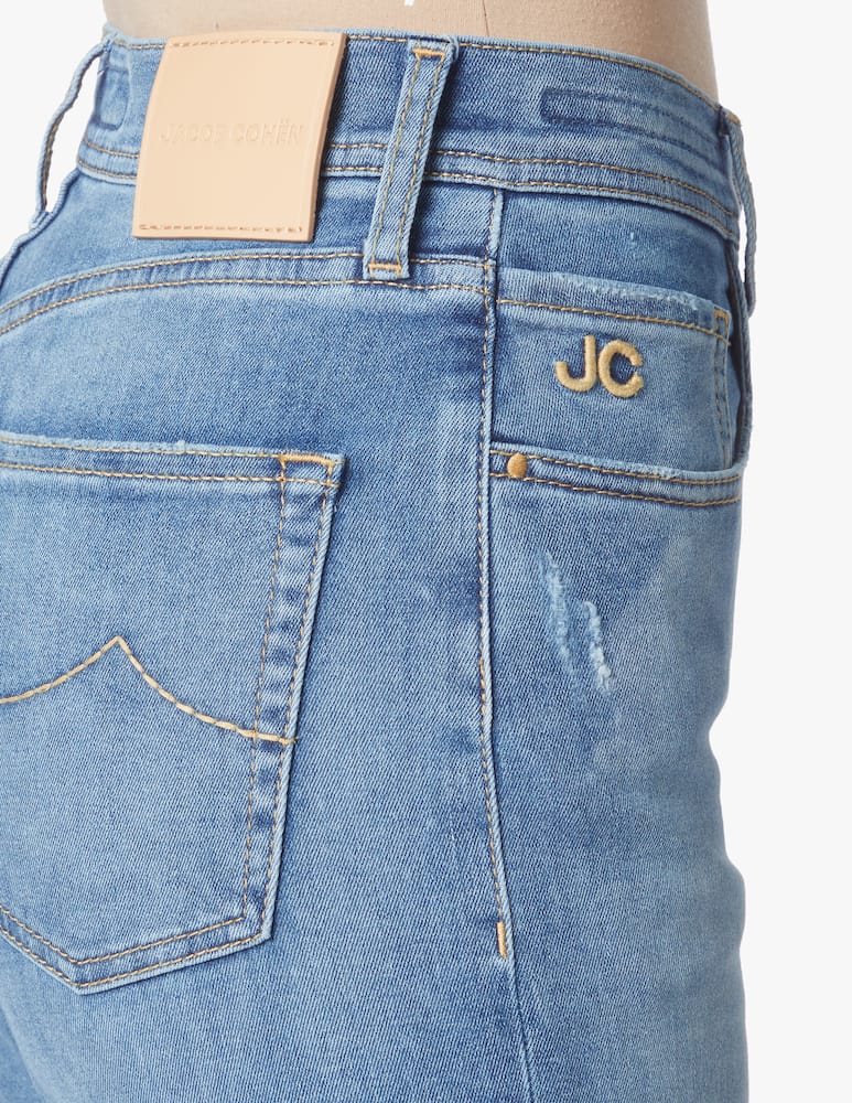 Jacob Cohen Jeans a zampa Victoria - azzurro - immagine 4 Jacob Cohen Jeans a zampa Victoria - azzurro - immagine 4