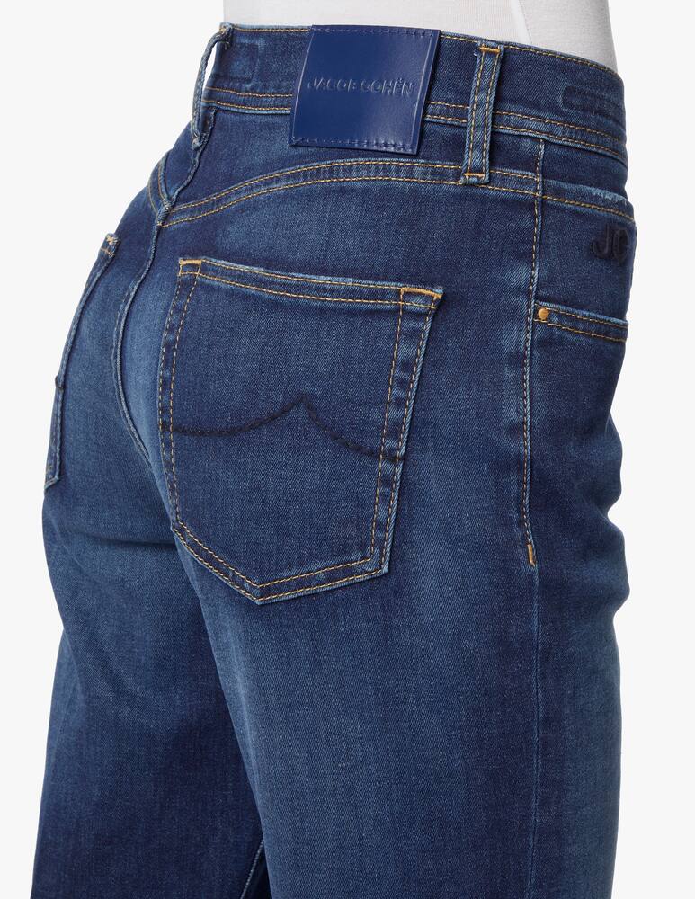 rinascente Jacob Cohen Jeans cropped a zampa Victoria - blu