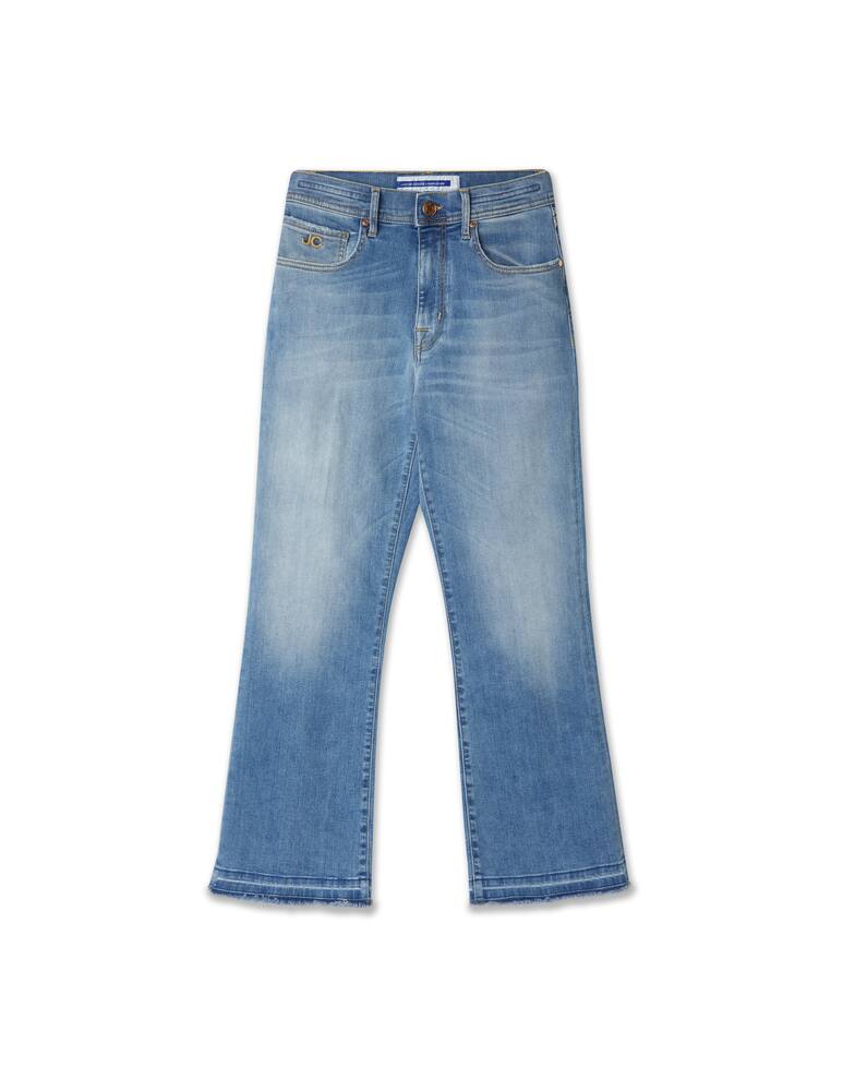 rinascente Jacob Cohen Victoria cropped flare jeans - light blue