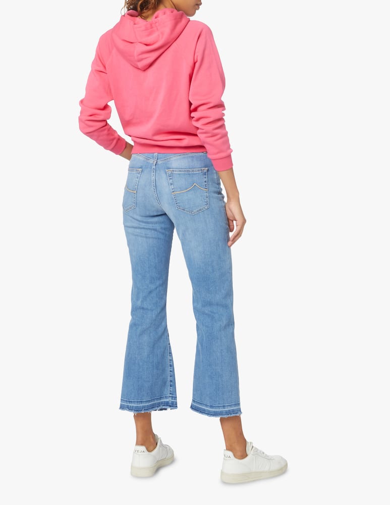 Jacob Cohen Victoria cropped flare jeans - light blue - picture 1 Jacob Cohen Victoria cropped flare jeans - light blue - picture 1