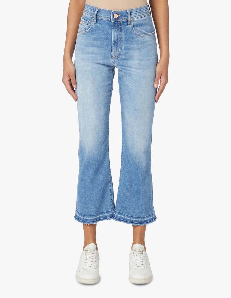 rinascente Jacob Cohen Victoria cropped flare jeans - light blue